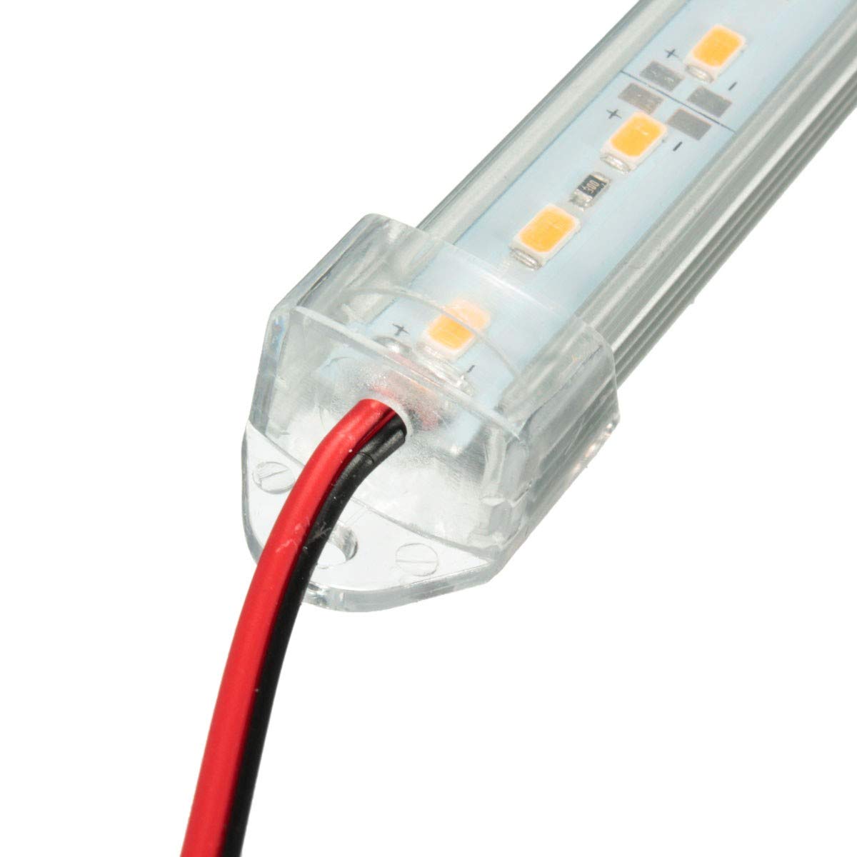 12V 40Cm Voiture 30 LED SMD Barre Lumineuse Intérieur Barre Van Caravan Lwb Réservoir - Blanc Chaud