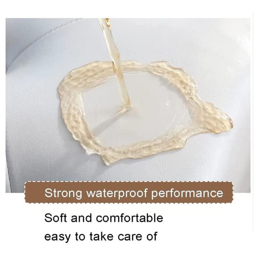 Otomana Plegable con Almacenamiento, Taburete Rectangular para sofá con Almacenamiento y Tapa abatible, Banco para Zapatos de Cuero, Estructura de Madera Maciza con Tapa