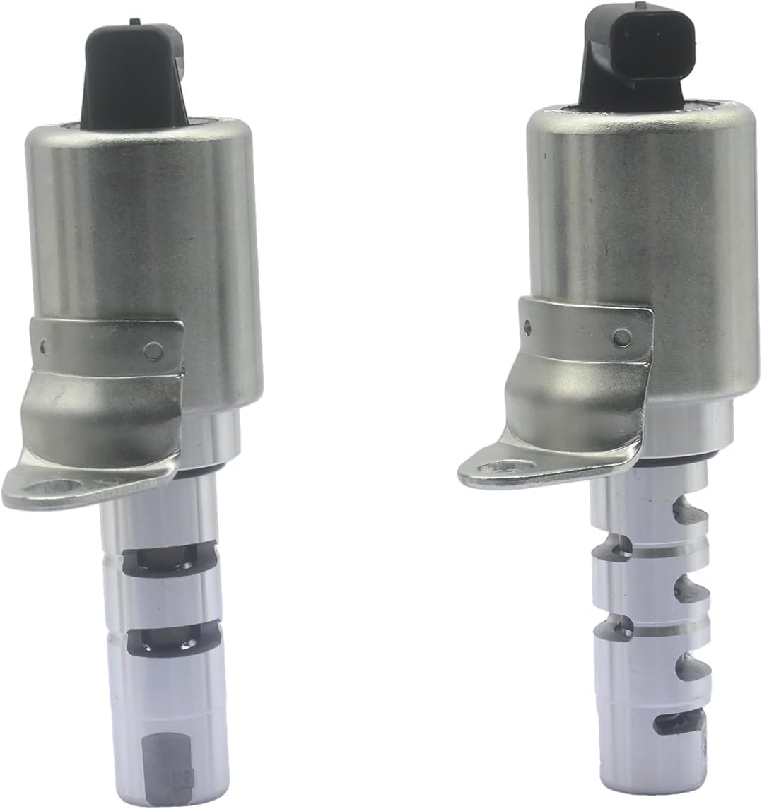 2pcs Intake and Exhaust Engine Variable Valve Timing VVT Solenoid Compatible with Land Rover Range Rover Evoque Discovery Sport LR2 Fit for Jaguar XF L4 2.0L 12 13 14 15 16 Replaces LR025652 LR024995