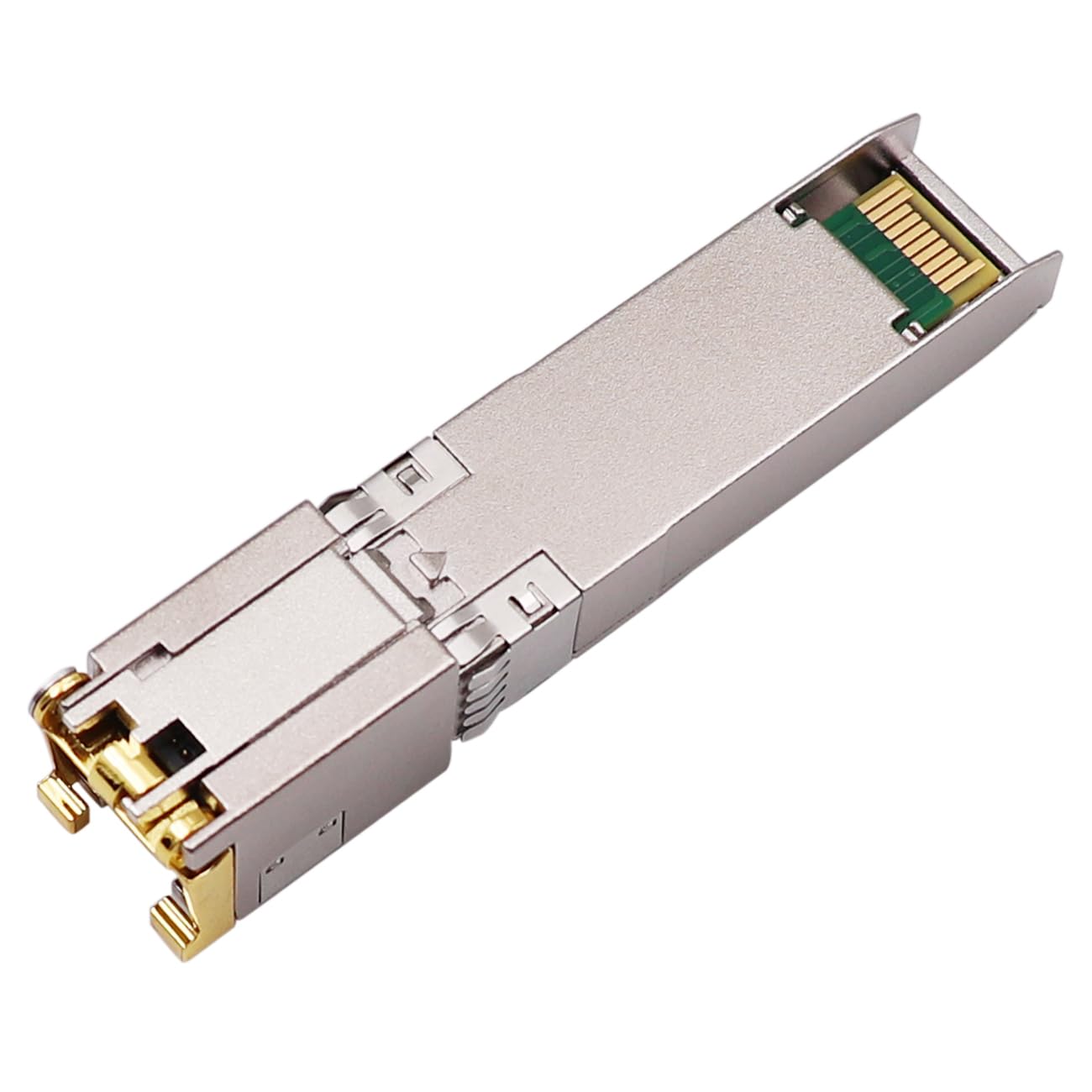 Wiitek 100 Meters, 10Gbps SFP+ to RJ45 Modules, 2.5G/5G/10GBase-T Copper RJ45 to SFP+ Transceiver, Compatible for Cisco SFP-10G-T-X, Ubiquiti, Netgear, Mikrotik, Low Power Consumption