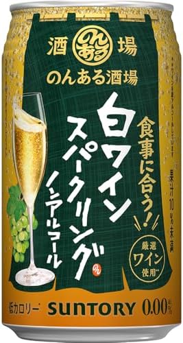 （18:30時点） のんある酒場 白ワインスパークリング ノンアルコール 350ml 24本 [サントリー ノンアル ノンアルコール ワイン]