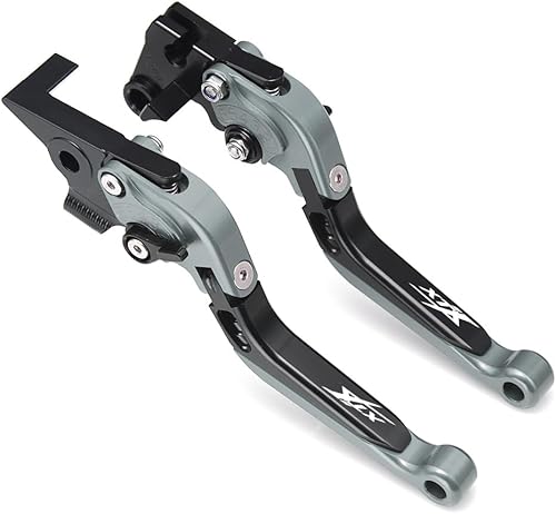 Palanca de embrague de freno de mano ajustable plegable y extensible de aluminio para Yamaha XT600 XT600E XT600Z Tenere XT600ZE XT660X XT660R