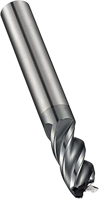 Dormer S26220.0XR3.0 Shank Corner Radius End Mill, AlCrN Coating, HM, R 3 mm, Head Diameter 20 mm, Flute Length 38 mm, Full Length 104 mm