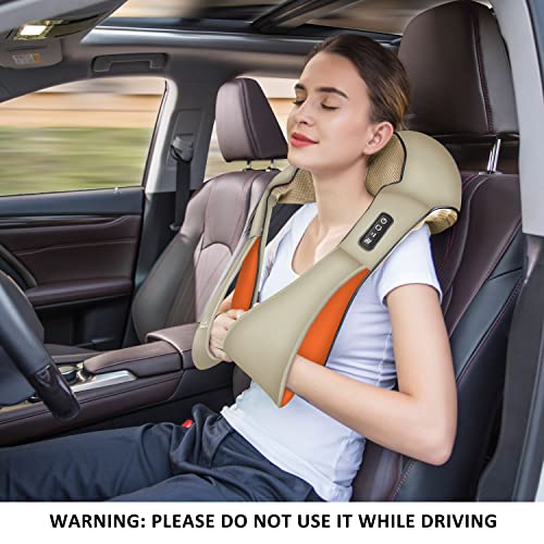 Snailax-Masajeador-de-cuello-inalambrico-con-rotacion-4D-masajeador-Shiatsu-con-calor-portatil-para-dolor-de-cuello-y-espalda-cojin-de-masaje-electrico-regalo-para-mujeres-y-hombres