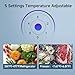 BANGSON 7.1 Cu.Ft Refrigerator with Freezer, Apartment Size Fridge with Bottom Freezer, Large Capacity, Energy Saving, Adjustable Thermostat, Low Noise, Black
