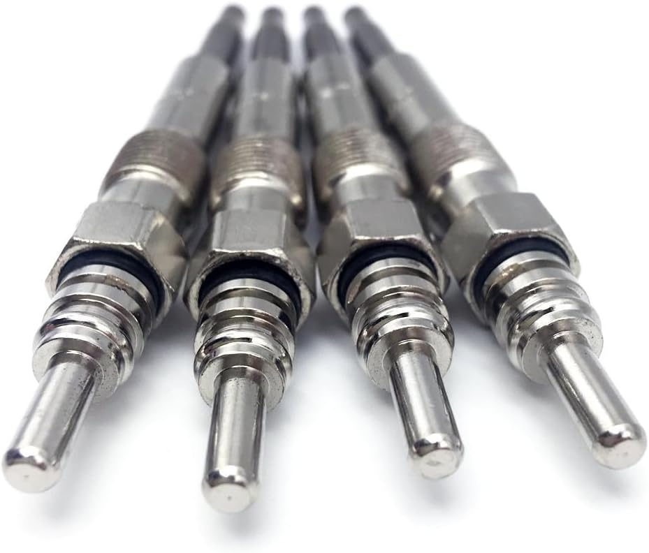Unifizz DRX00059 Diesel Glow Plug - Fast Start Dual Coil - replacement for - 1997-2004 VW 1.9 TDI (Pack of 4) Ignition Glow Plugs
