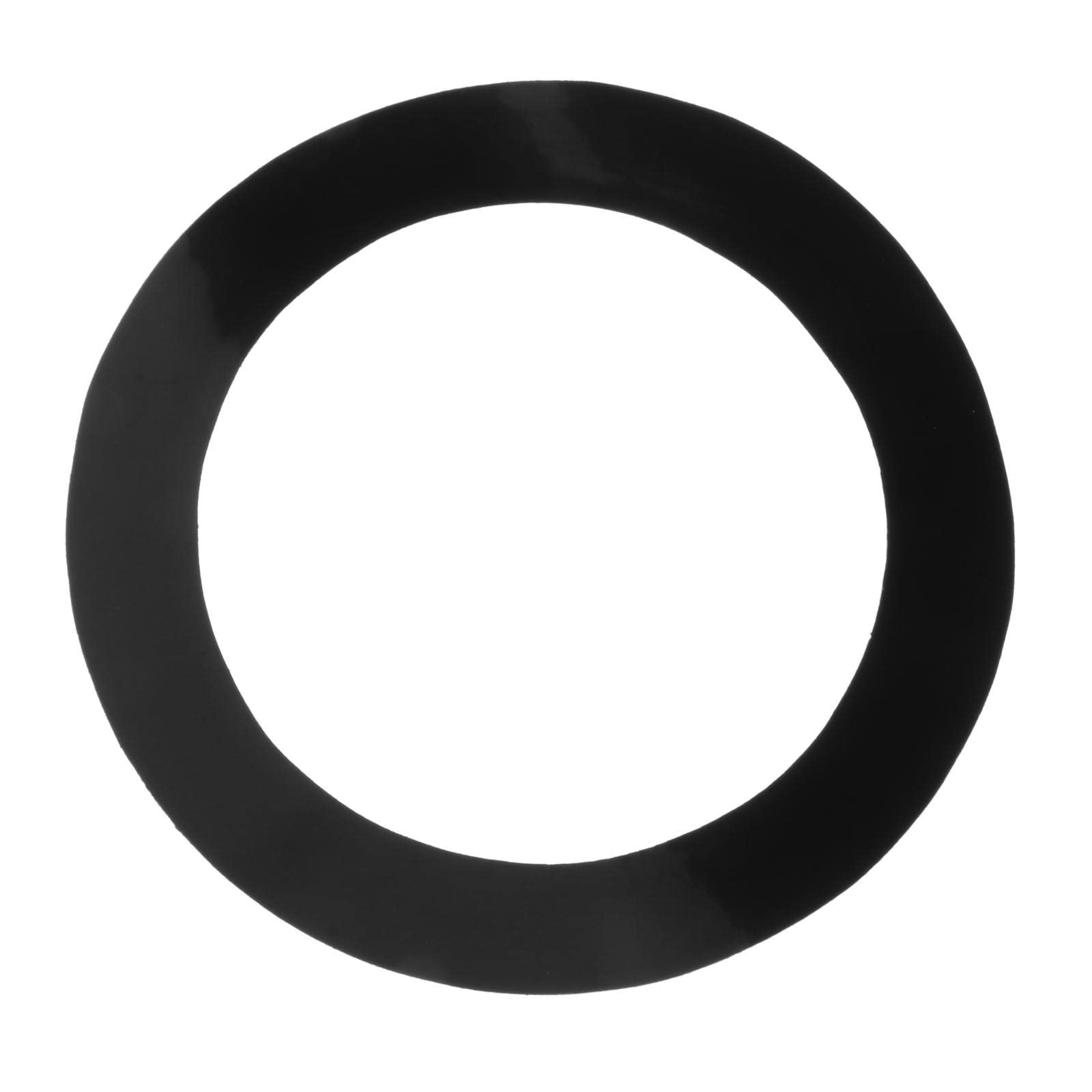 Generic Bass Drum Port Hole for Sound Protection, Black