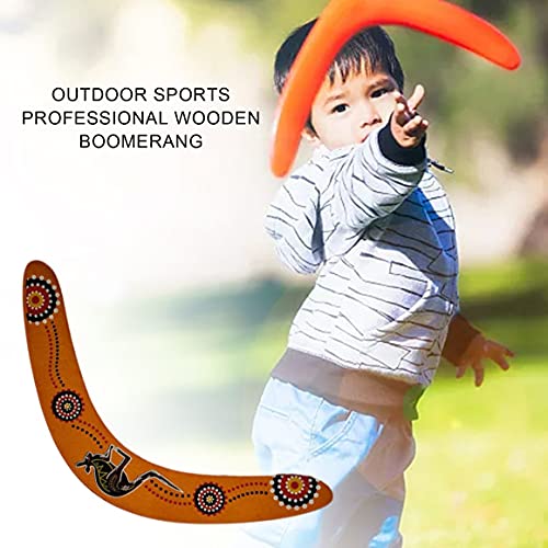 Persdico Outdoor Sports Professioneller Holzbumerang Lustiger interaktiver Familienwurf, um interessante Outdoor-Spiele… – Bild 6