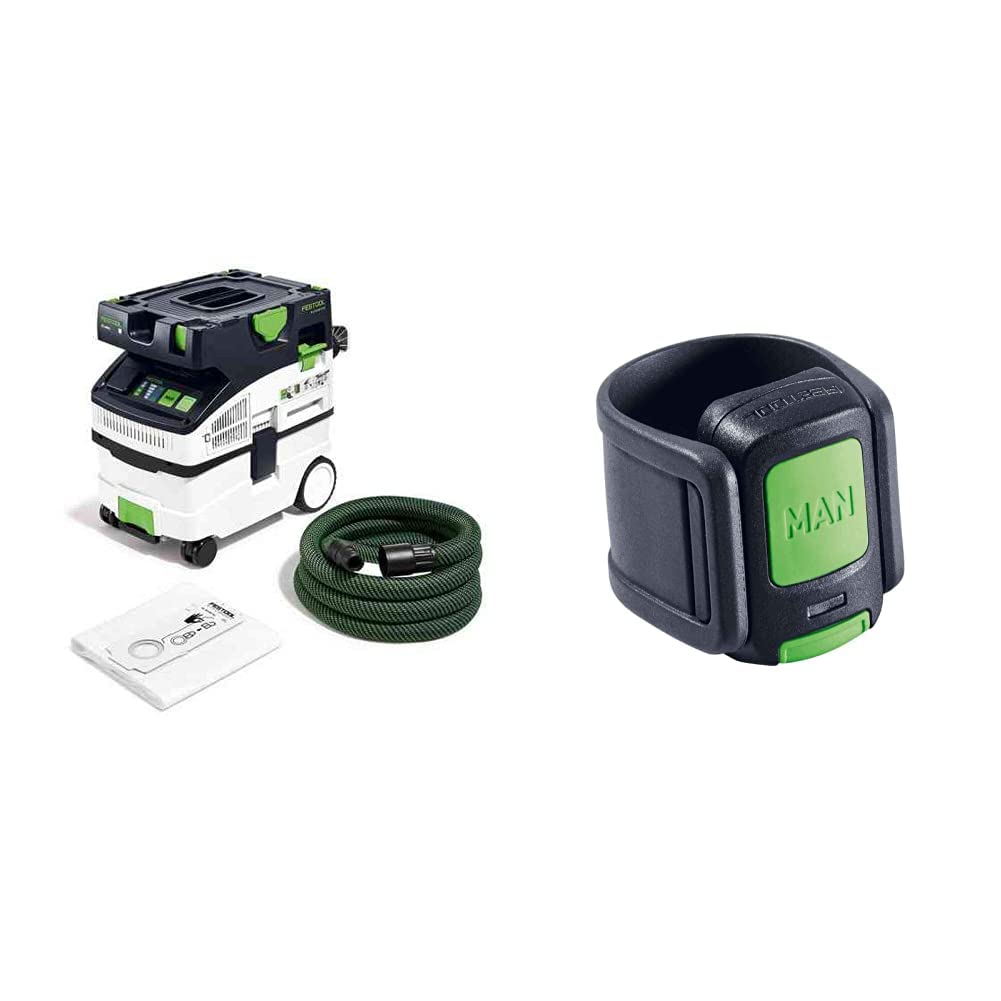 Festool574835 Cleantec 240 Volt Mobile Dust Extractor & 202098 Bluetooth Remote Control Bare Unit for CT26/36/48, 2.5 cm*20.0 cm*10.0 cm