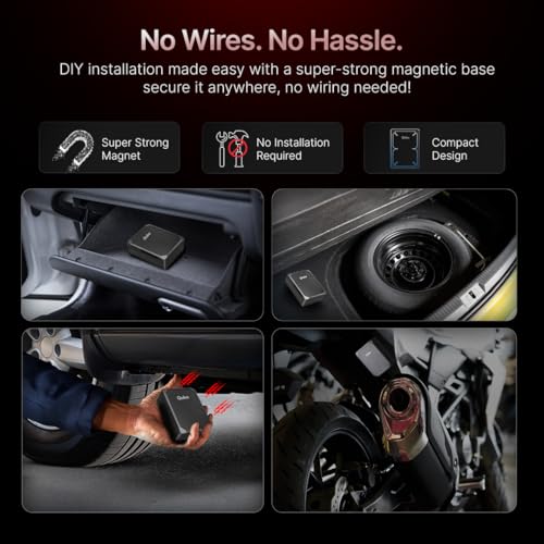 Image of Qubo Wireless GPS Tracker from Hero Group | Free 4G SIM & 12 Months Recharge + 1 Year Cloud Subscription | Voice Monitoring | 10000 mAh Battery | Ride Start & Geo Fence Alerts | For Car, Bike, & Truck