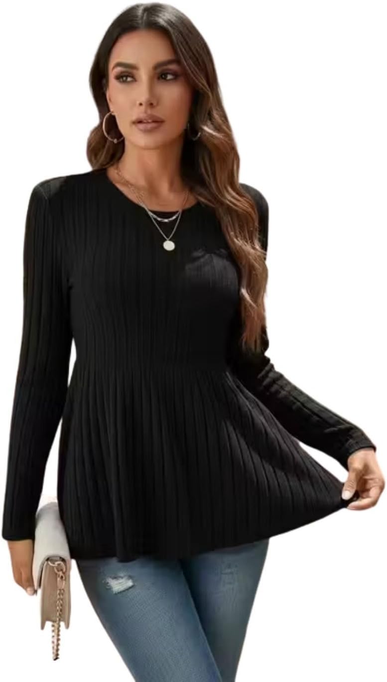 Women Mock Neck Slim Fit Top | Long Sleeve Stretch Stylish Top for Casual & Party-picture-45