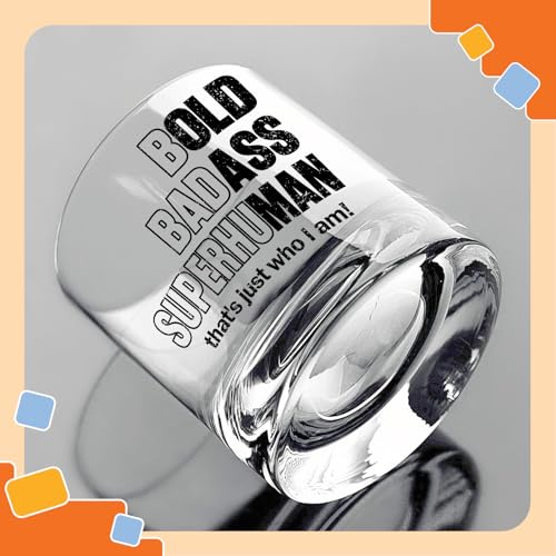 Image of NewEleven Gift for Dad, Husband, Grandpa - 50th, 60th, 70th Birthday Gifts For Men, Funny Dads Birthday Gifts Ideas, Gift for Father From Daughter, Son - Whiskey Glass