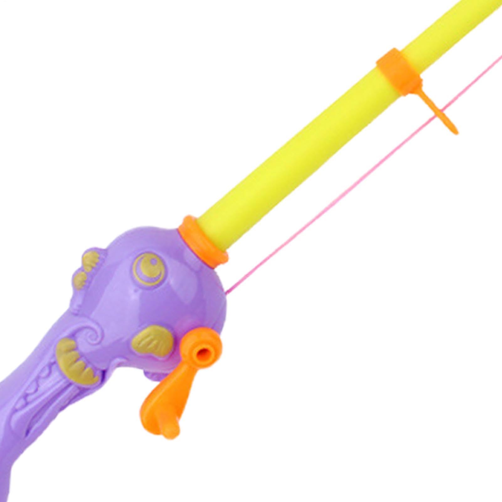 Kids Pretend Fishing Pole – Colorful Magnetic Rod Set, Compact 17-20cm | Friendly Lightweight Durable Bath Pool Toy Creative Learning Game Early Childhood Entertainment Hand Coordi — view 6