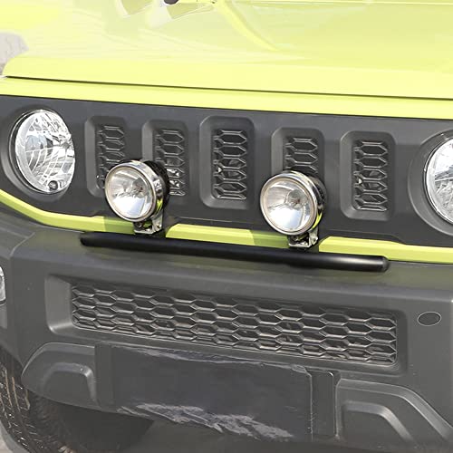 Masta Killa Pare-Chocs Avant Protecteur Grille LED Spot Support de Montage Barre Accessoires de Voiture pour Suzuki Jimny 2019 2020 2021 2022 2023