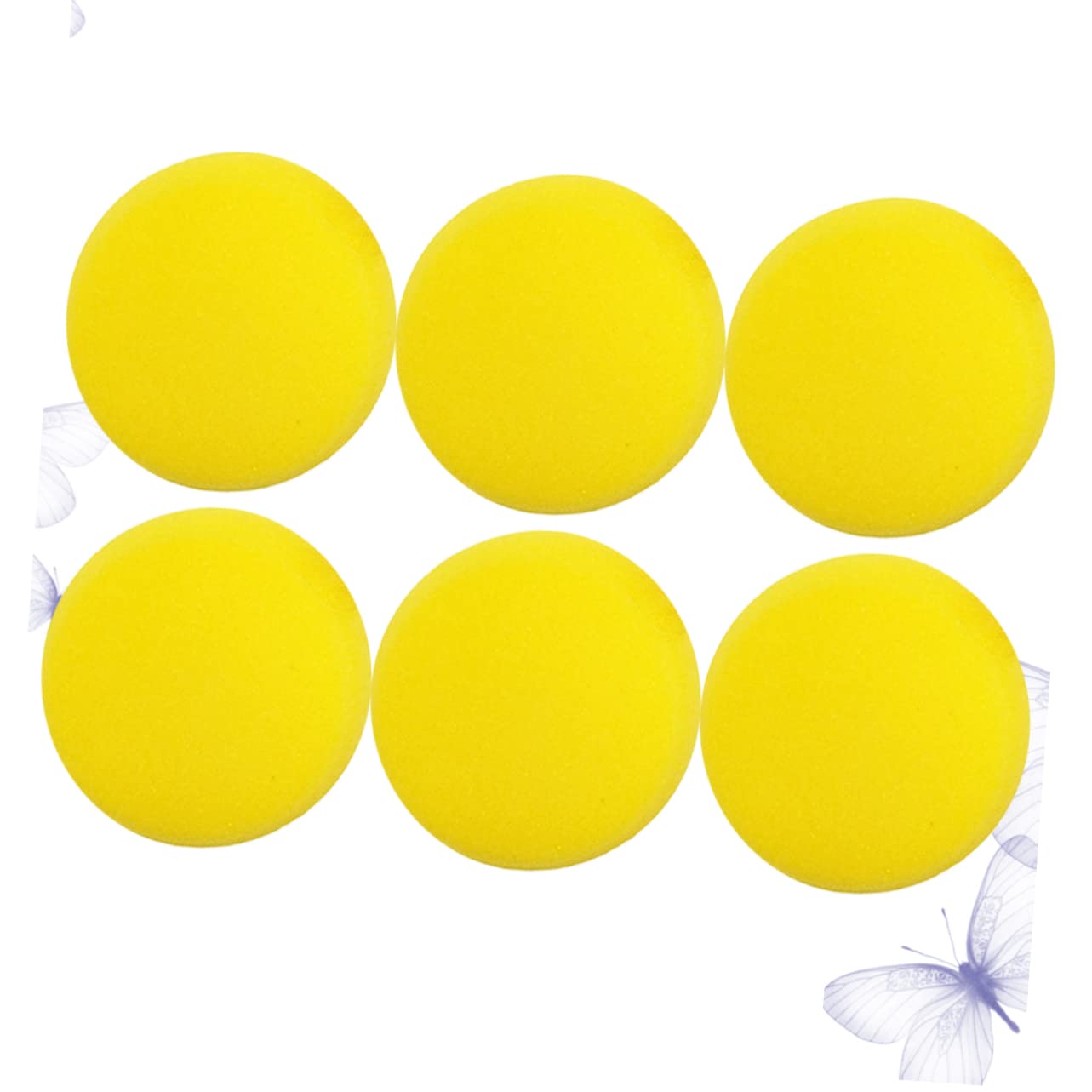 ARTIBETTER 6pcs Round Sponge Paint Brush Set for DIY Art Tools for Painting Durable Design for Imaginative Patterns and Present Choice