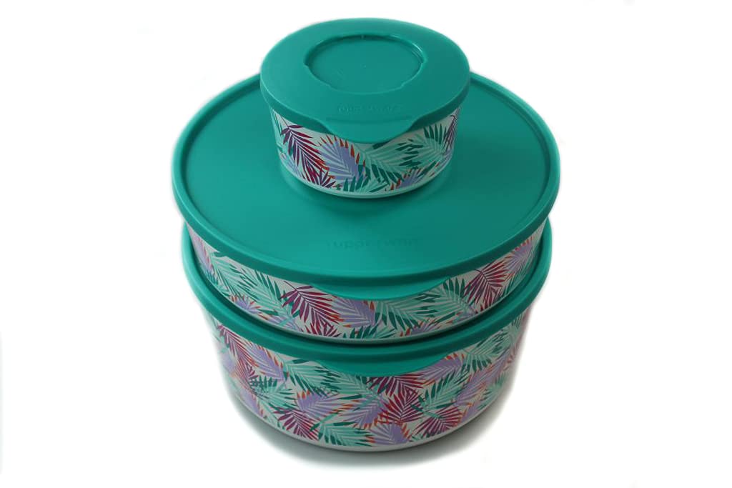 Tupperware Iluminas 4,3L + 2,5L + 550ml türkis Tropical Behälter Vorratshaltung