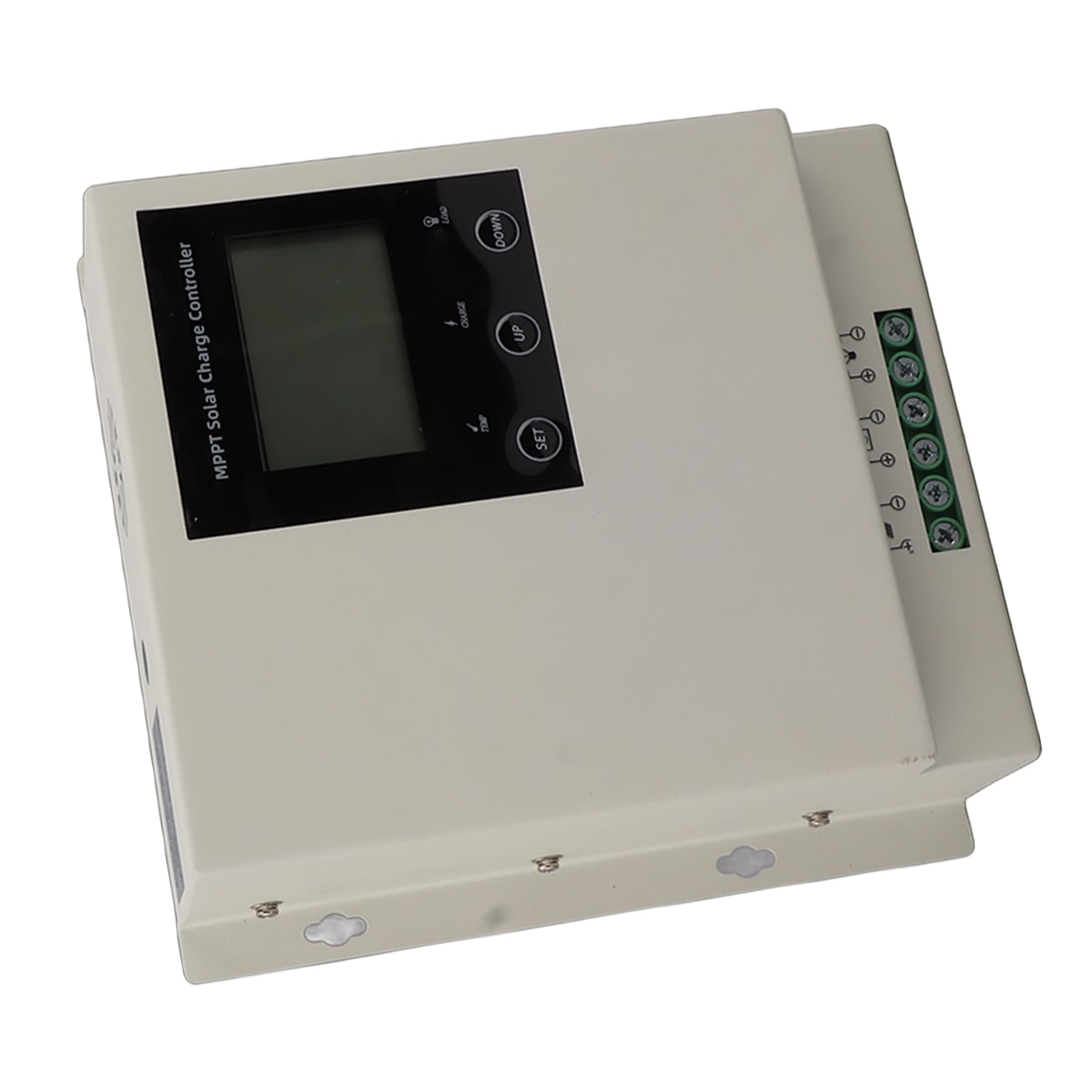 Yosoo Health Gear Kontroler ładowania Słonecznego MPPT LCD Panel Słoneczny Regulator Baterii 12V24V Automatyczna Praca Obudowa Aluminiowa Maks. 80V Wejście PV RS485 IP34 dla RV Marine Off Grid