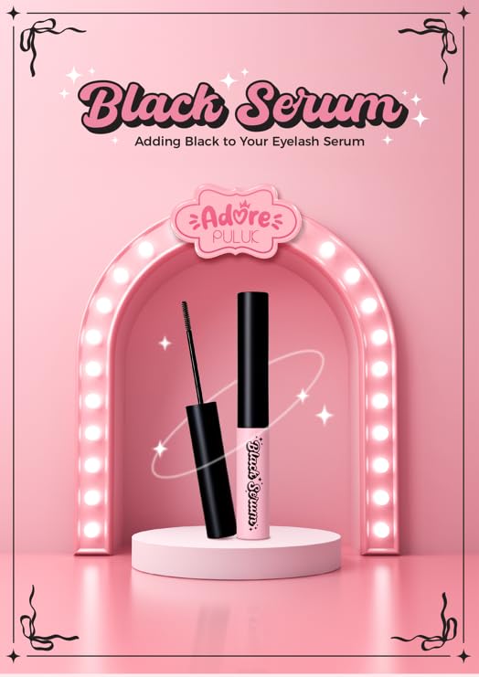 Adore Black Lash Serum – Nourishing Eyelash Serum with Panthenol & Hyaluronic Acid, Conditions and Defines for Fuller-Looking Lashes, 5g / 0.17oz - Image 2