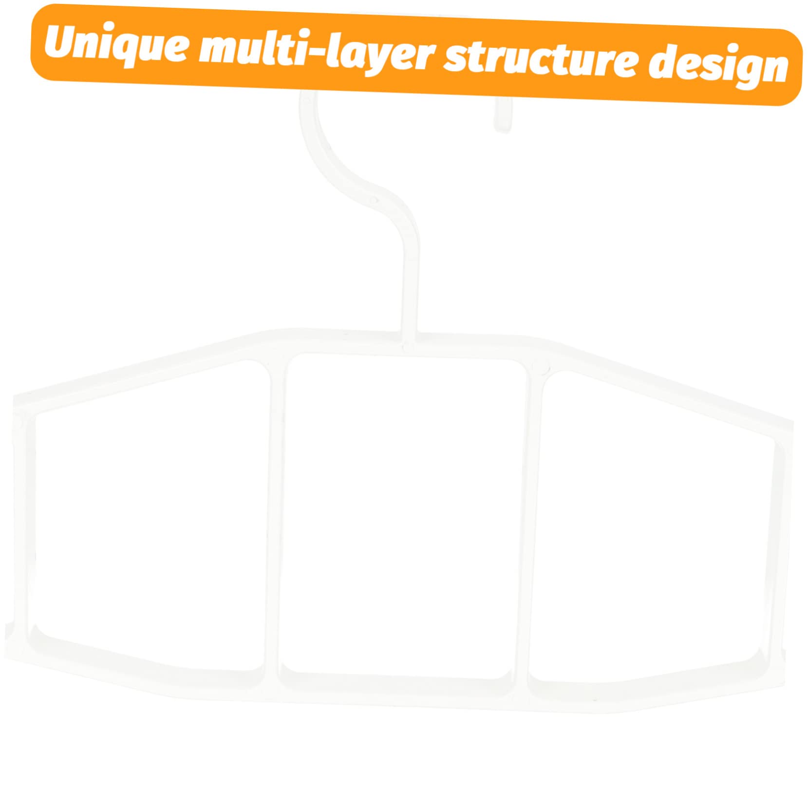 Ciieeo 3piezas Organizador De Armario Multi- para Cinturones y Pañuelos Colgador para Corbatas Bufandas y Calcetines para Closets y Eficientes