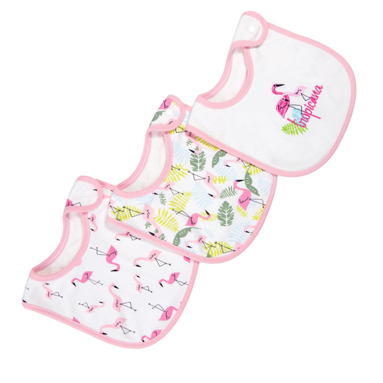 YARNOW Bavoirs Coton Imperméables avec Motif pour Nourrissons Serviette De Pratique pour Garçon Fille Lors des Repas