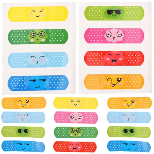 UTHCLO 40 piezas Apósito Infantil Adhesivo Cartoon y Transpirable Pequeños Apósitos Curativos para Uso Diario y Accesorio Outdoor Caja Portátil con