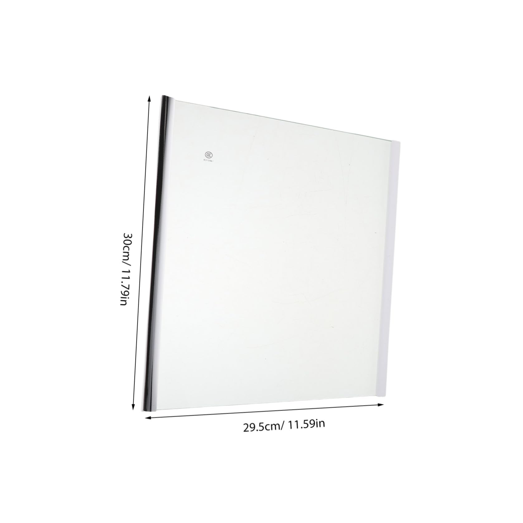 Estante para refrigerador estante divisor de vidrio templado 300x290 mm con borde protegido, diseñado para optimizar espacio y almacenar alimentos frescos y congelados en hogares