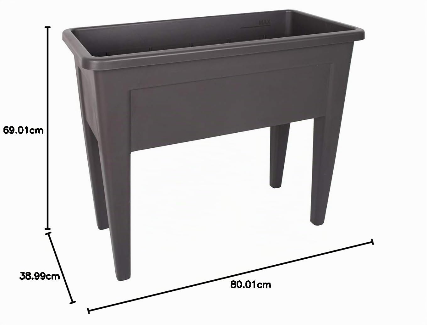 Table DE Culture Venezia 80CM Anthracite