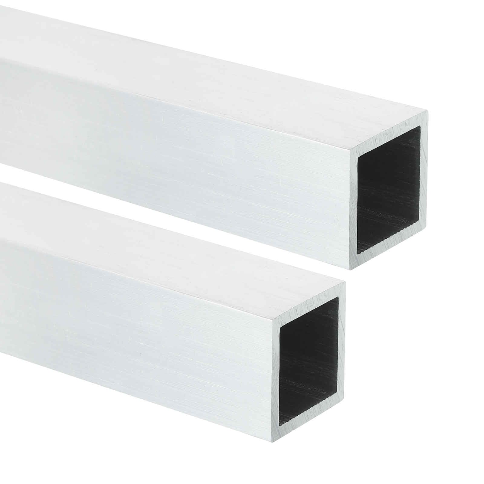 MECCANIXITY Aluminum Square Tubing,1.18"x1.18"x14" Long 0.12" Wall Thick 6063 Aluminum Square Tube Seamless Structural Metal Profile Hardware for