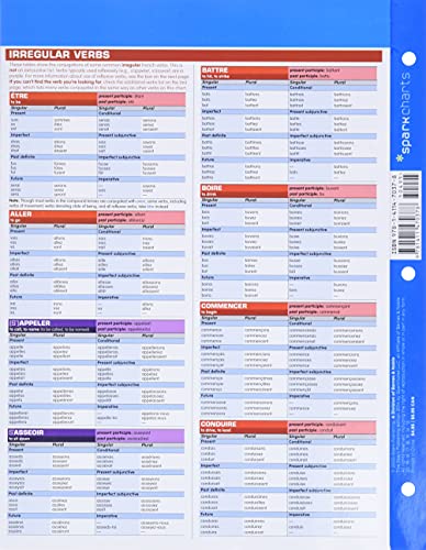 French Verbs SparkCharts (SparkCharts, 22) - Image 2