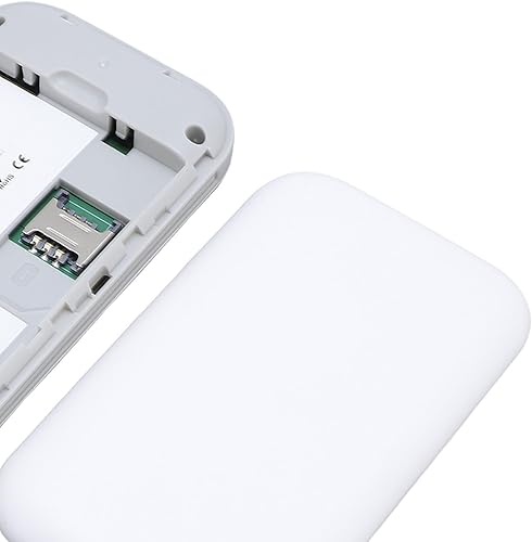 Portable 4G WiFi Hotspot 300Mbps, with SIM Card Slot, for Travel Camping Motorhome, Instantly Connect with 10 Devices, LTE CAT4 Technology, USB Charging, 2100mAh Battery