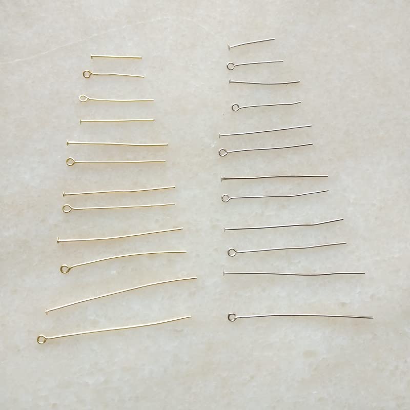 200pcs/lot 30 60mm Plated Copper Stud/eye Pin For Chandelier Crystal Ball Pendants Lighting Accessories - (Color: Chrome Eype Pin/Size: 60)