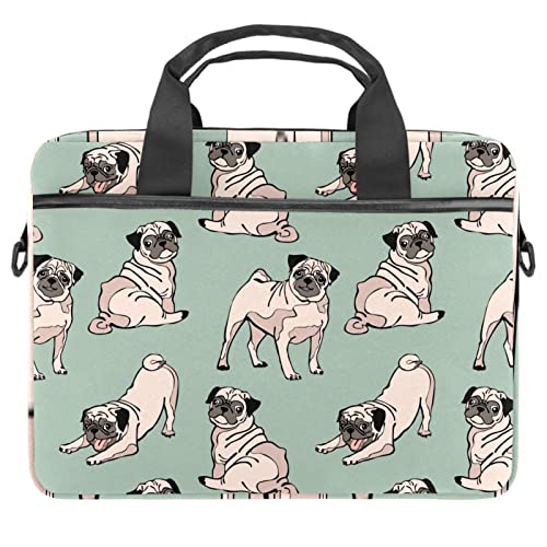 Sac à bandoulière pour ordinateur portable au design Halloween citrouille avec textile imprimé