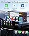 Car Tablet Pro Max 2025 – 10.26” Car Play Screen Designed for Apple & Android Touchscreen Portable Apple CarPlay Screen with Dash Cam GPS Navigation/Voice Control/Mirror Link/Bluetooth/FM/AUX