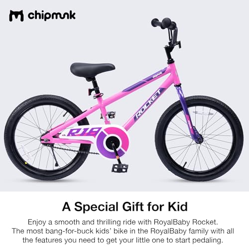Image of Chipmunk Kids Bike 12 14 16 18 Inch Bicycle with Training Wheels Beginners Boys Girls Ages 3-10 Years Multiple Colors