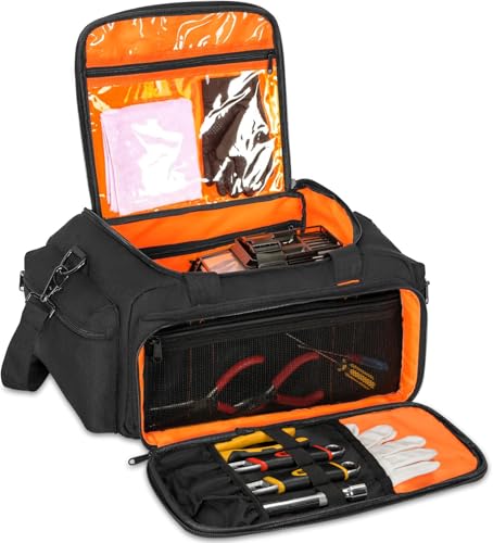 TORIBIO RC Car Bag for 1/14, 1/16 and 1/18 Car, Storage Bag for RC Cars with Bottom Clapboard for...
