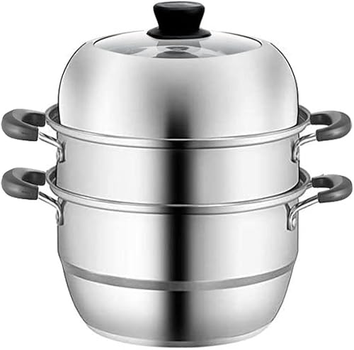 Vaporizador para cocinar, olla de vapor, 9 cuartos de galón, utensilios de cocina de vapor, vaporizador vegetal, vapor de albóndigas, vaporizador