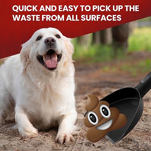 100 % recycelter Hundekotreiniger, Kotschaufel, Kotschaufel, Schaufel, 21 cm, für kleine, mittelgroße Hunde, biologisch abbaubar, für den Außenbereich, Müllsammler, tragbarer Sammler