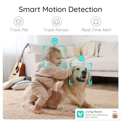 2K-Pet-Camera-Indoor-Security-Camera-Baby-Camera-Dog-Camera-Smart-Camera-with-Phone-App-24GHz5G-WiFi-Camera360Pan-90-Tilt-2-Way-Audio-Night-Vision-AI-Motion-Detection-and-Tracking