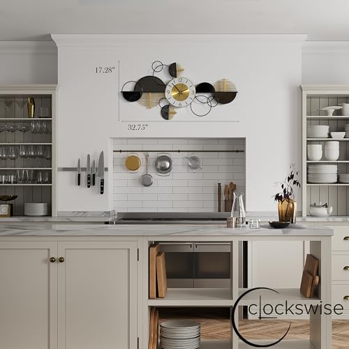 Half Moon Decorative Wall Clock image product image