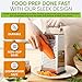 Spring Chef Professional Large Parmesan Cheese Grater, Stainless Steel Metal Box Grater with Handle, 4 Sided Handheld Kitchen Food Shredder for Cheese, Carrot, Veggie, Ginger, Potato - Dishwasher Safe