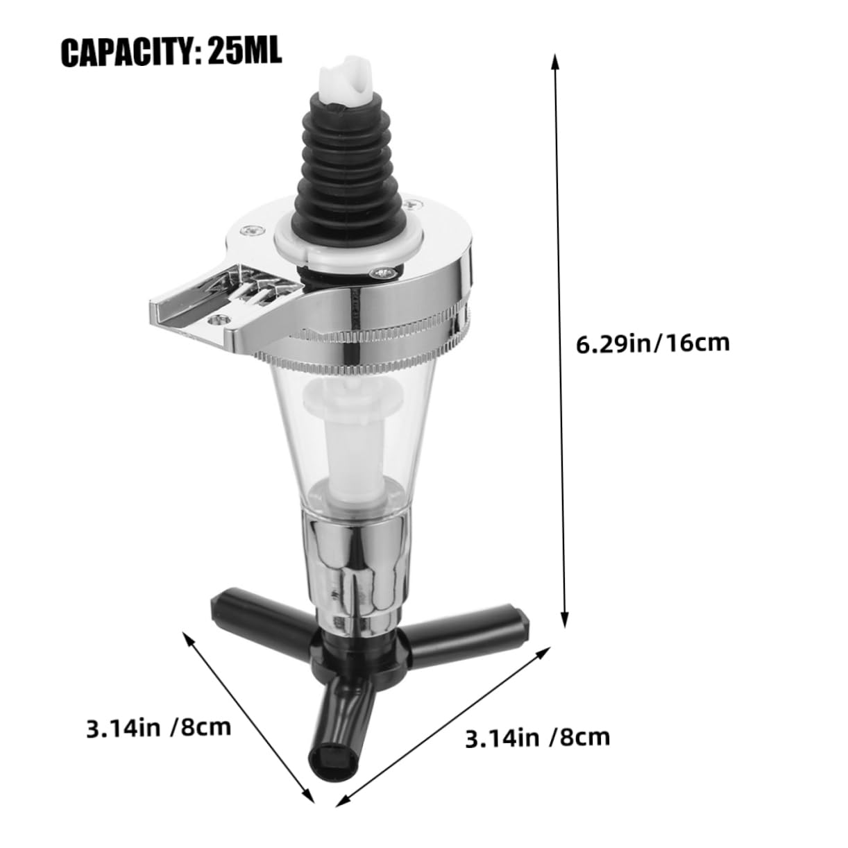 Cabilock 2Pcs Wall Mounted Wine Spout Pourer Liquor for Rationing Juice Syrups Beverage for Home Bars and Kitchens