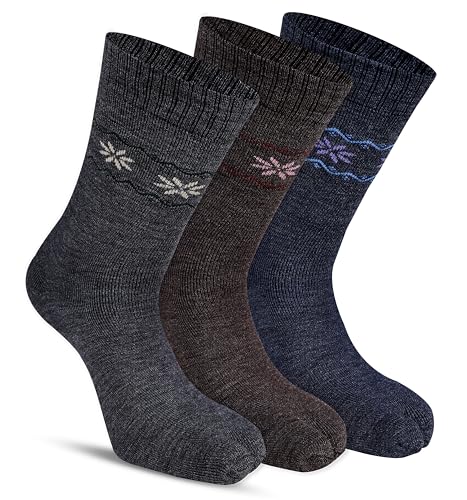 RC. ROYAL CLASS Women Woolen Winter Wear Thermal Thumb Socks, Cal...