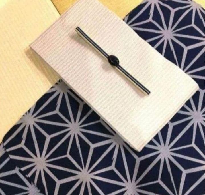 Amazon.co.jp: 最高級しじら織浴衣 麻の葉紺反物染め抜きの抜染着物