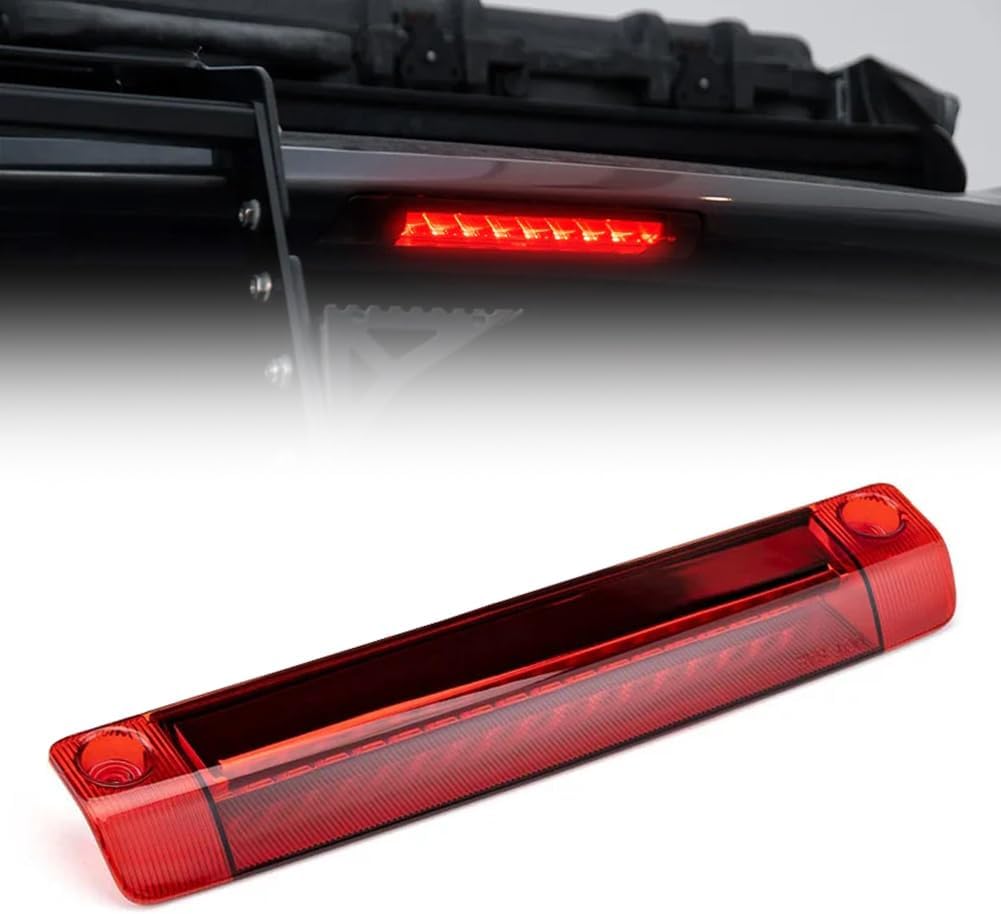 Third Brake Light for Toyo-ta 4Runner Highlander Prius Sienna, Rear Center High Mount Stop Light, 3rd Brake Light Smoked Rear Cab LED Brake Light, 4Runner Accessories - Smoked Lens