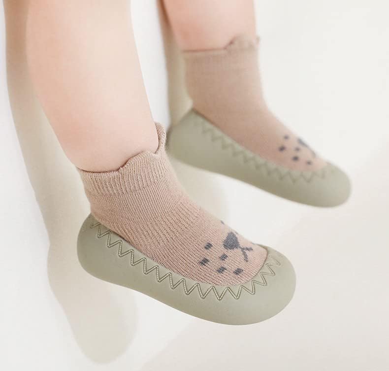 Baby Toddler Non-skid Sock Shoes Non Slip Floor Slipper for Boys Girls First Walking 2 Pairs - Image 2