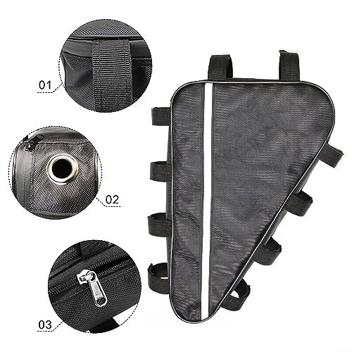 AIDNTBEO Borsa per batteria triangolare MTB Borsa
