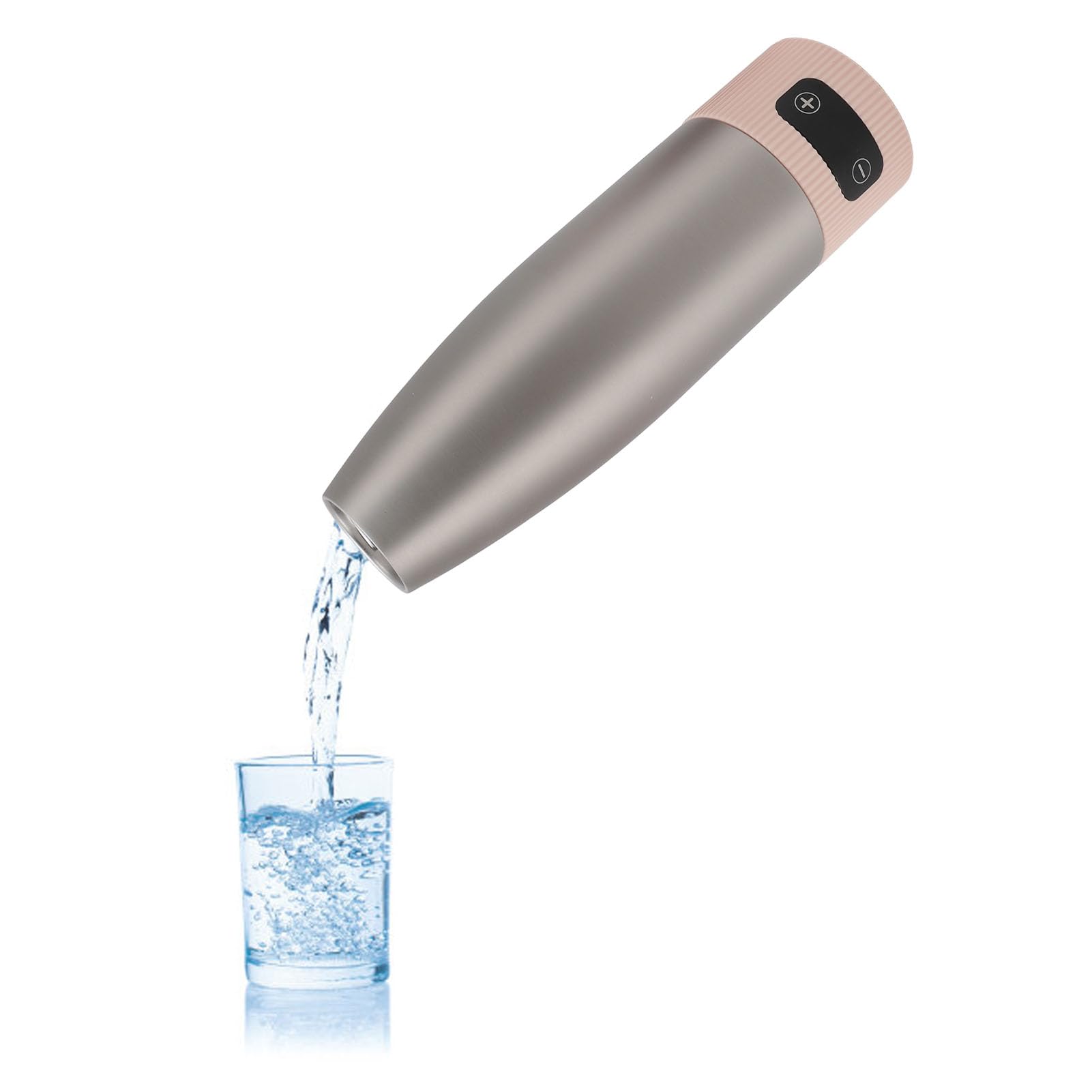 Sxhlseller Calentador de Leche Portátil, Calentador de Biberones Rápido Inalámbrico para Leche Materna, Fórmula, Agua, Calentamiento Rápido de 55 ℃ y Recargable por USB 15000 Mah, Hervidor