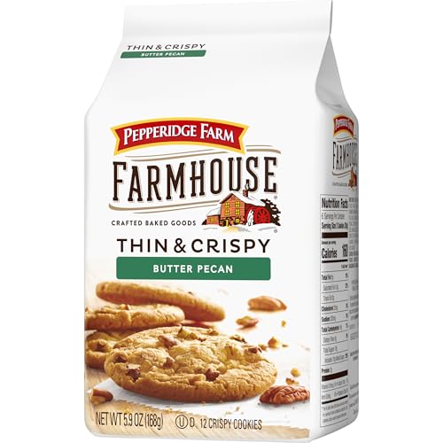Pepperidge Farm Cookies 200140005206 Pepperidge Farm Farmhouse Thin & Crispy Butter Pecan Cookies thumb #8