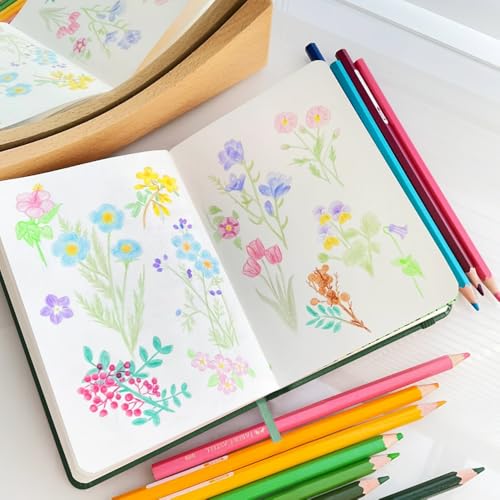 Image of 5.7x4.1in Hardcover Blank Sketchbook for Drawing 180gsm 96Pages,Dark Green