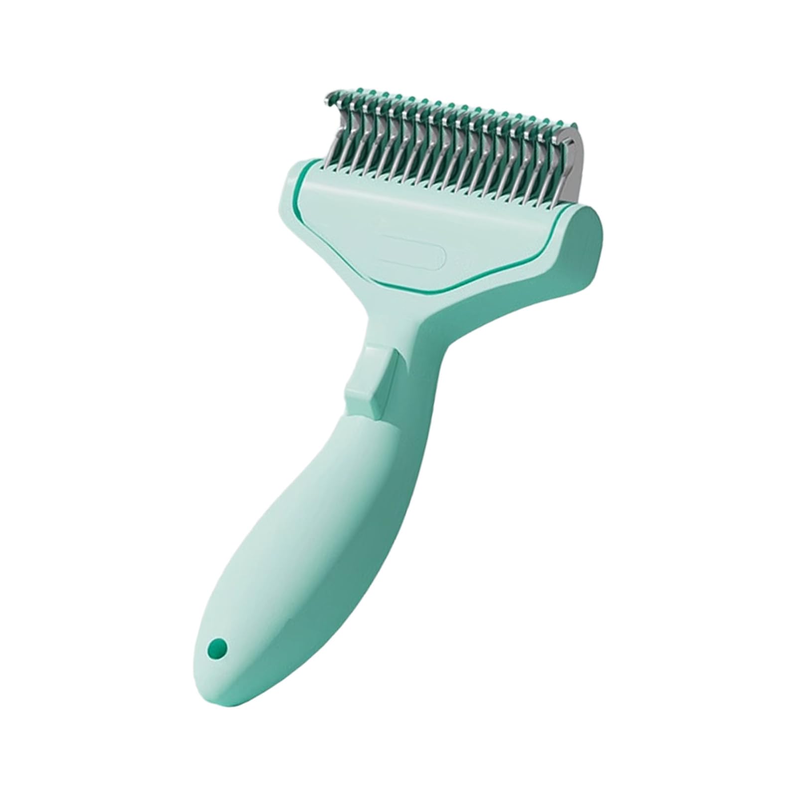 MICFENY Stainless Steel Pet Detangling Comb For Dog Cats To Remove Shedding Furs Hair Mats Knots And Tangles Grooming Tool
